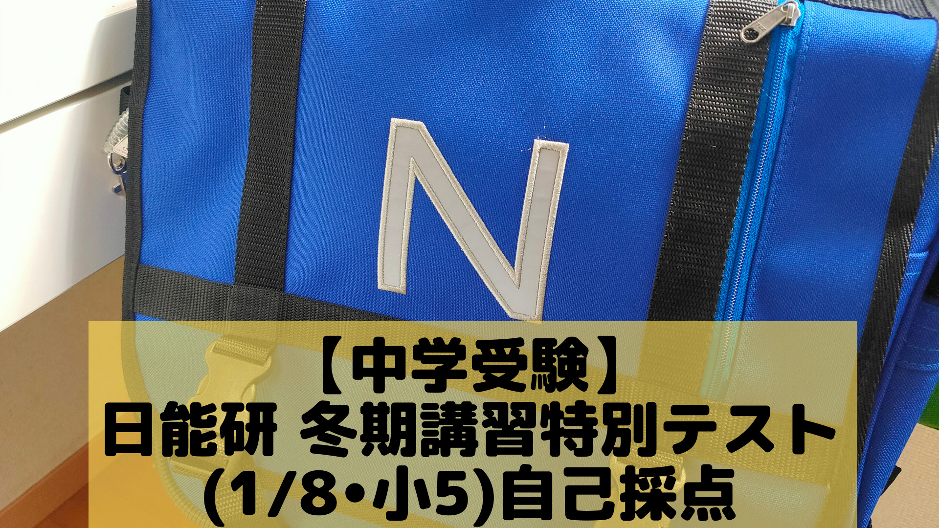 中学受験】日能研 冬期講習特別テスト(1/８•小5)自己採点 | ポチたま