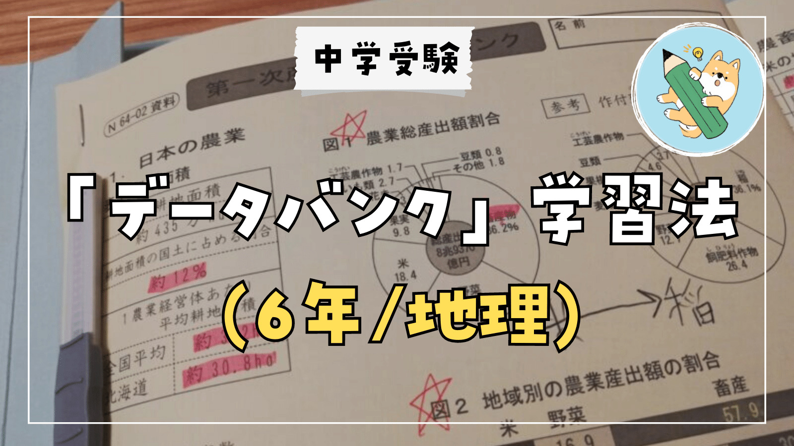 中学受験】社会「データバンク」学習法(6年/SAPIX) | ポチたま中学受験