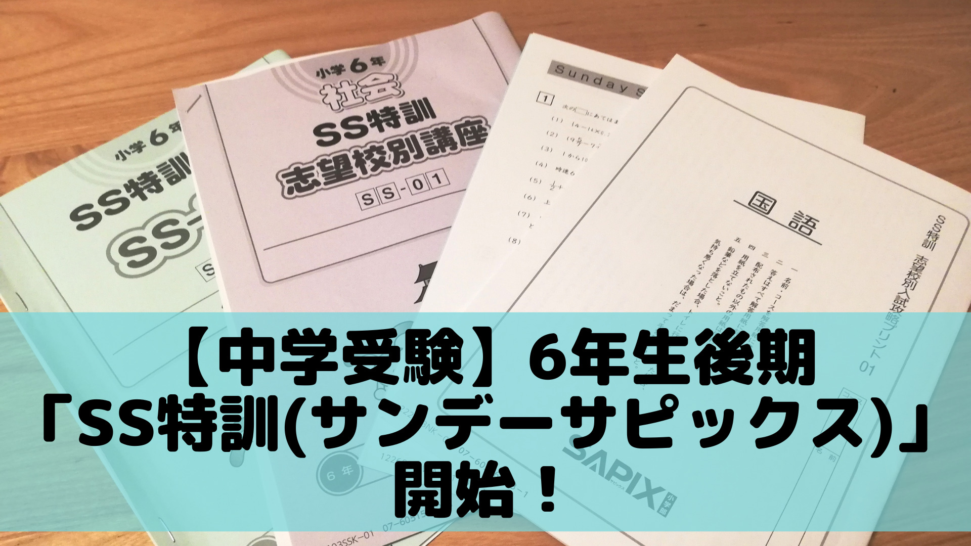 サンデー サピックス 鴎友対策プリント ＳＳ特訓 - 参考書